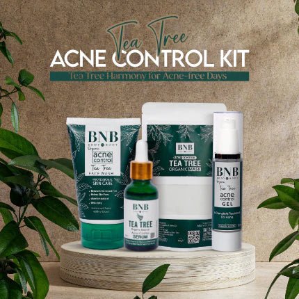 Bnb (body And Body ) Tea Tree Acne Control Kit Organic Source Facial Kit