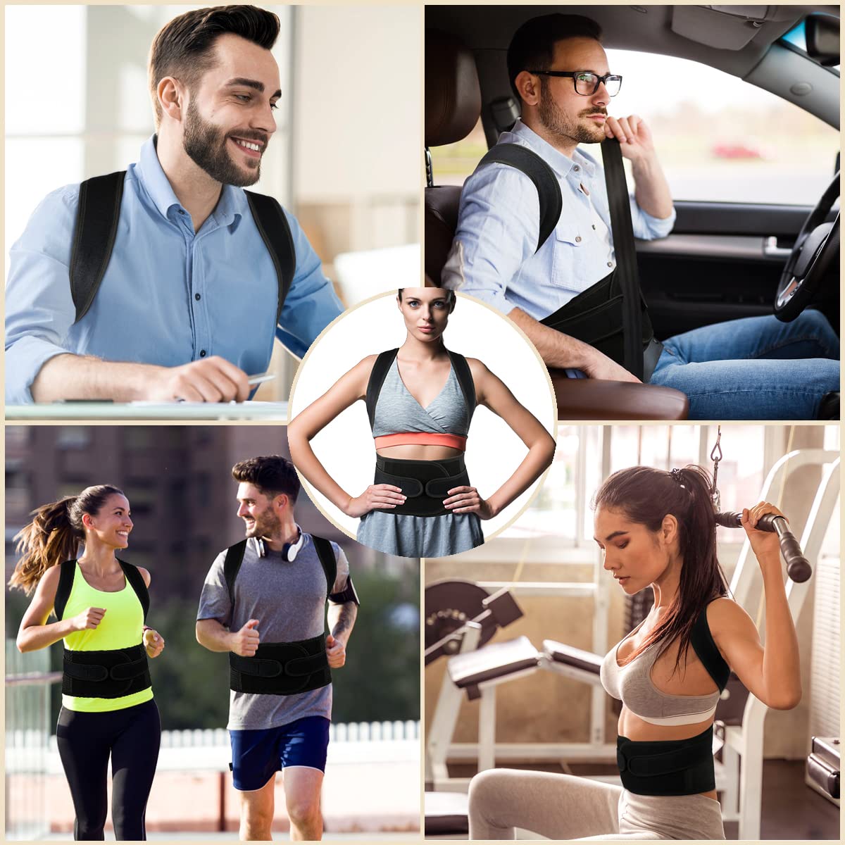 Adjustable Posture Corrector for Men and Women | Back Brace for Pain Relief